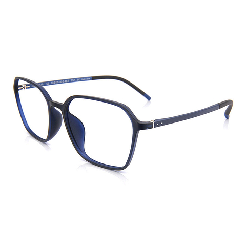 OWNDAYS | AIR Navy Blue Full Rim Polygon right side