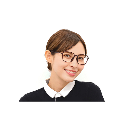 OWNDAYS | AIR Navy Blue Full Rim Polygon left side