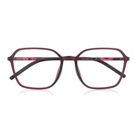 OWNDAYS | AIR Red Full Rim Polygon right side