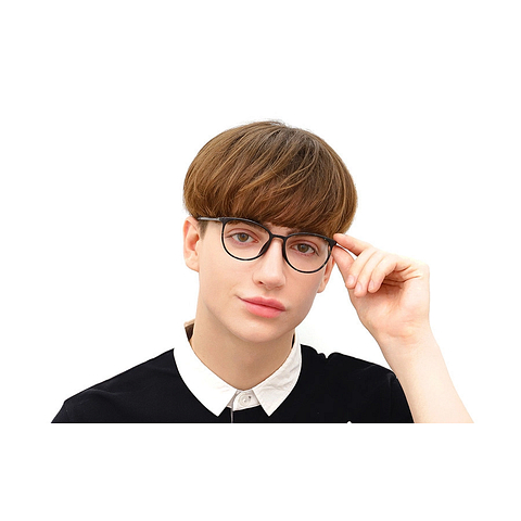 OWNDAYS | AIR Brown Demi Full Rim Fox left side