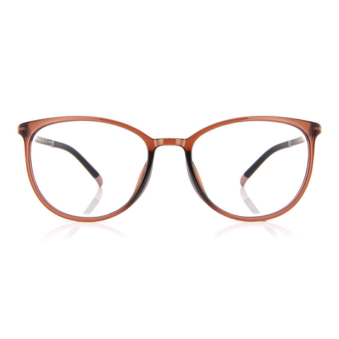 OWNDAYS | AIR Light Brown Full Rim Fox left side