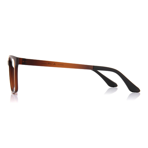 OWNDAYS | AIR Light Brown Full Rim Rectangle left side