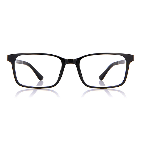 OWNDAYS | AIR Black Full Rim Rectangle left side