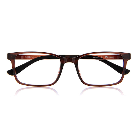 OWNDAYS | AIR Light Brown Full Rim Rectangle right side
