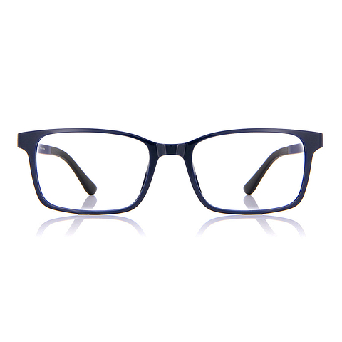 OWNDAYS | AIR Navy Blue Full Rim Rectangle left side