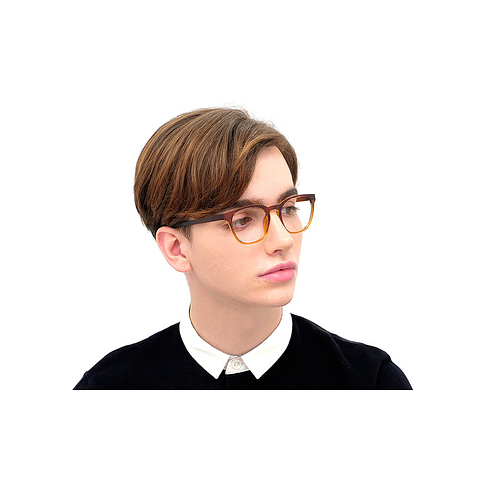 OWNDAYS | AIR Black Full Rim Wellington left side