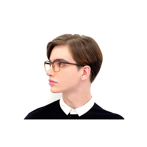 OWNDAYS | AIR Brown Demi Full Rim Wellington right side
