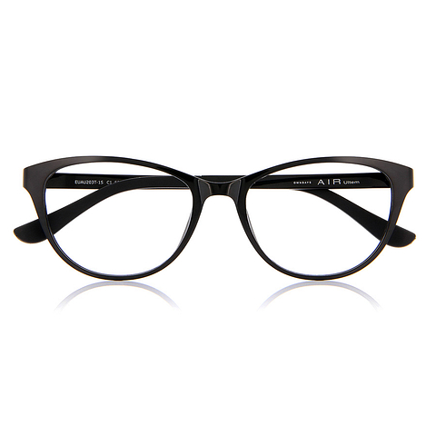 OWNDAYS | AIR Black Full Rim Fox left side