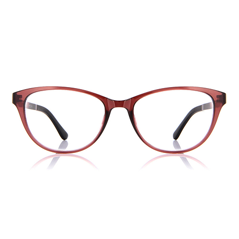 OWNDAYS | AIR Light Brown Full Rim Fox left side