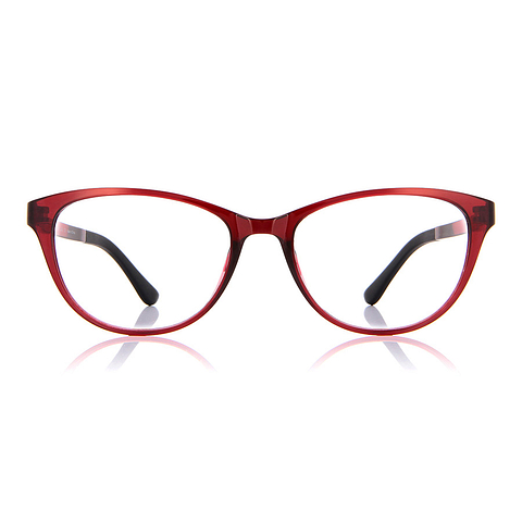 OWNDAYS | AIR Red Full Rim Fox left side