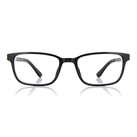 OWNDAYS | AIR Black Full Rim Rectangle left side