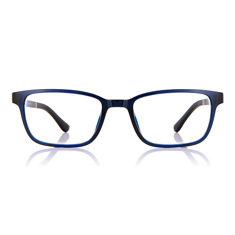 OWNDAYS | AIR Sky Blue Full Rim Rectangle left side