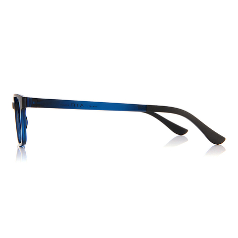 OWNDAYS | AIR Sky Blue Full Rim Rectangle left side