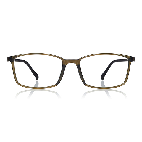 OWNDAYS | AIR Khaki Full Rim Rectangle left side