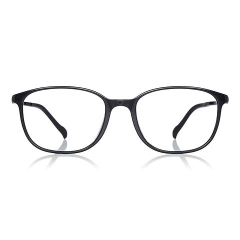 OWNDAYS | AIR Black Full Rim Wellington left side