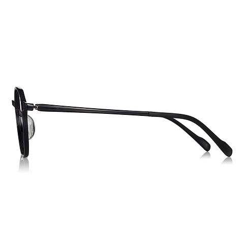 OWNDAYS | AIR Black Full Rim Polygon right side
