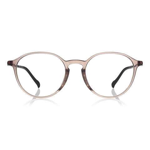 OWNDAYS | AIR Light Brown Full Rim Boston left side
