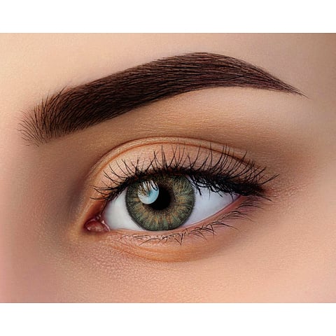 Aquacolor Premium Aquacolor  Premium FL308N Mystery Hazel Plano Monthly 2 Lens Box left side