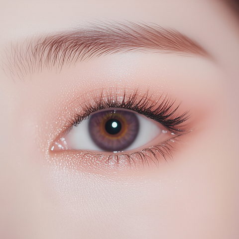 Aquacolor Aquacolor Cosmo Violet Monthly Color  2 Lenses box Plano left side