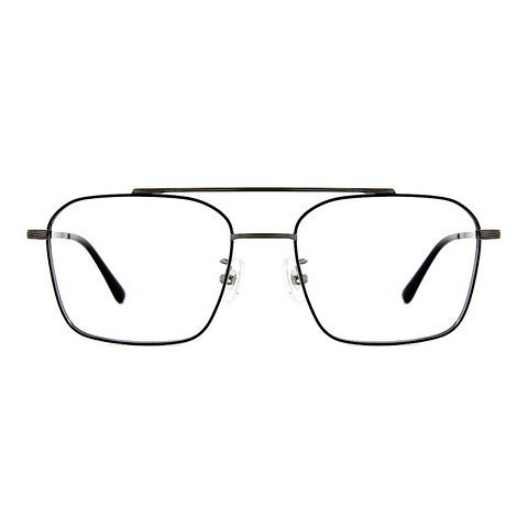 OWNDAYS | ESSENTIAL Black Full Rim Wellington left side