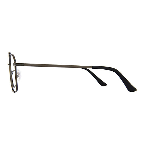 OWNDAYS | ESSENTIAL Black Full Rim Wellington left side