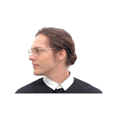 OWNDAYS | ESSENTIAL Black Full Rim Wellington right side