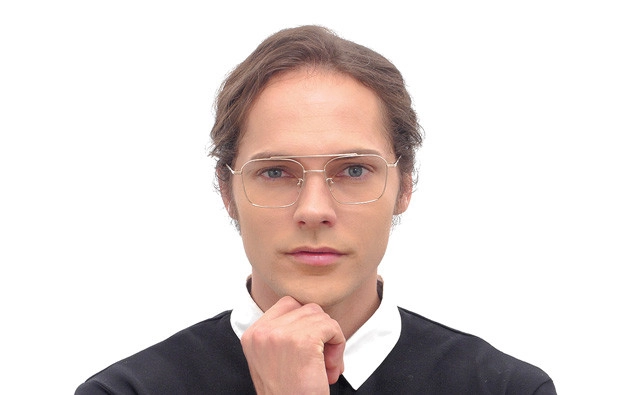 OWNDAYS | ESSENTIAL Dark Gold Full Rim Wellington left side