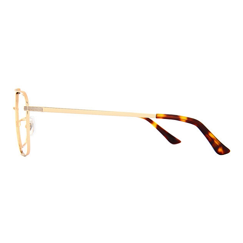 OWNDAYS | ESSENTIAL Gold Full Rim Wellington left side