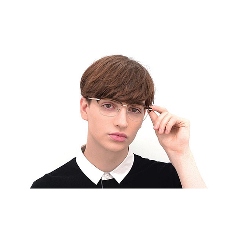 OWNDAYS | ESSENTIAL Black Full Rim Wellington left side