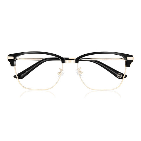 OWNDAYS | ESSENTIAL Black Full Rim Wellington right side