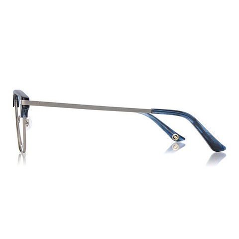 OWNDAYS | ESSENTIAL Navy Demi Full Rim Wellington left side