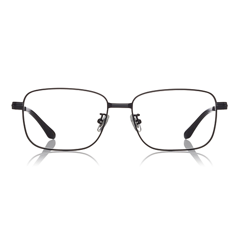 OWNDAYS | ESSENTIAL Black Full Rim Wellington left side