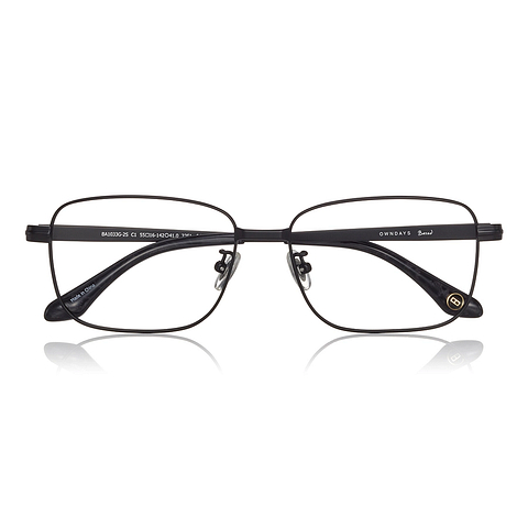 OWNDAYS | ESSENTIAL Black Full Rim Wellington right side
