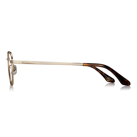 OWNDAYS | ESSENTIAL Gold Full Rim Wellington left side