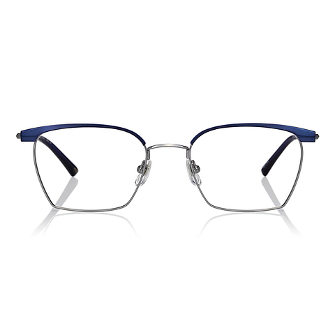 OWNDAYS | ESSENTIAL Navy Blue Full Rim Wellington left side