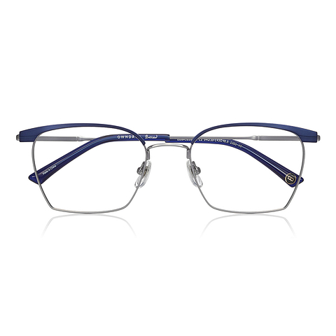 OWNDAYS | ESSENTIAL Navy Blue Full Rim Wellington right side