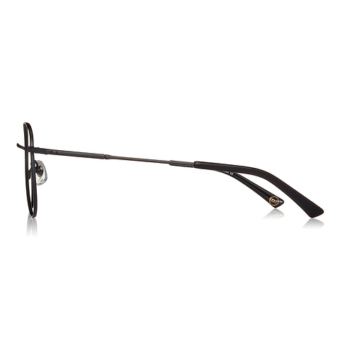 OWNDAYS | ESSENTIAL Black Full Rim Teardrop left side
