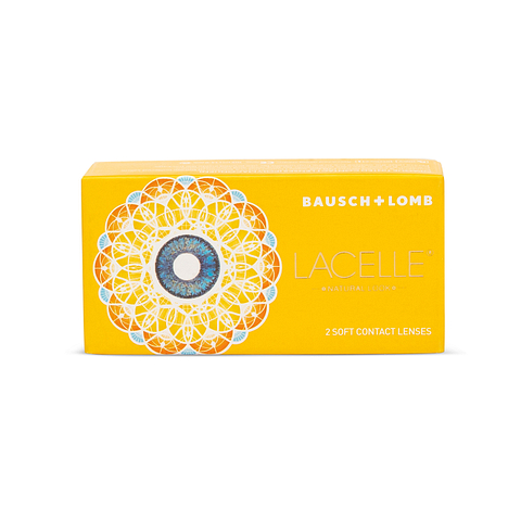 Bausch & Lomb Lacelle Bausch Lomb Lacelle Natural Look Topaz Blue Color Contact Lens 2 Lens Box Plano left side Bausch & Lomb Lacelle Bausch Lomb Lacelle Natural Look Topaz Blue Color Contact Lens 2 Lens Box Plano left side