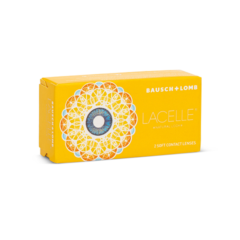 Bausch & Lomb Lacelle Bausch Lomb Lacelle Natural Look Topaz Blue Color Contact Lens 2 Lens Box Plano right side Bausch & Lomb Lacelle Bausch Lomb Lacelle Natural Look Topaz Blue Color Contact Lens 2 Lens Box Plano right side