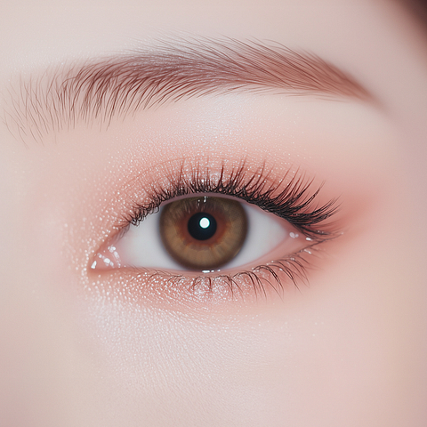Bausch & Lomb Bausch and Lomb Lacelle Infinity Series Aurora Brown Plano Contact Lens left side
