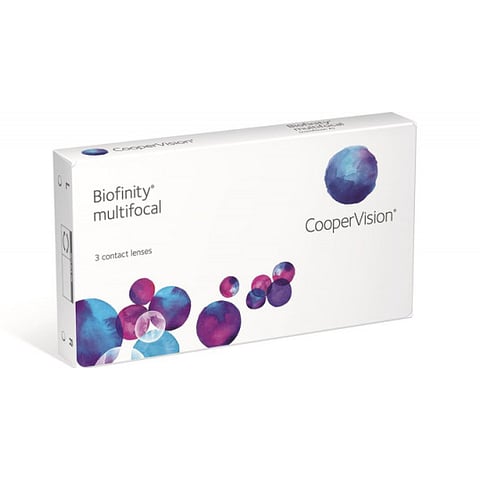 Biofinity Multifocal Biofinity Multifocal Monthly Clear Contact Lens 6 Lens Box left side