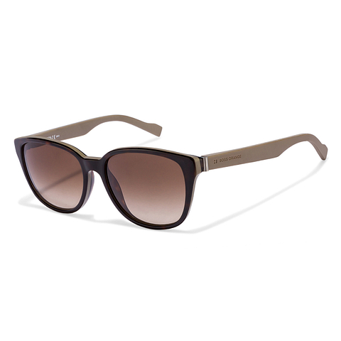 Boss Orange Light Brown Full Rim Square left side