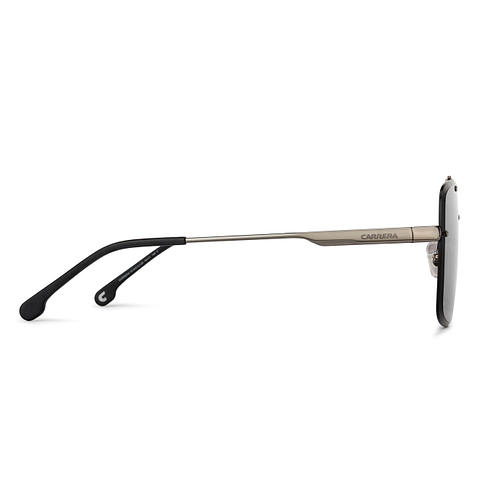 BRANDED Mid Gunmetal Rimless Square right side