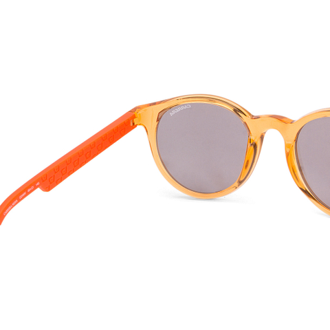 BRANDED Orange Transparent Full Rim Round left side BRANDED Orange Transparent Full Rim Round left side