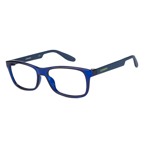 Carrera Kids Blue Transparent Full Rim Rectangle right side