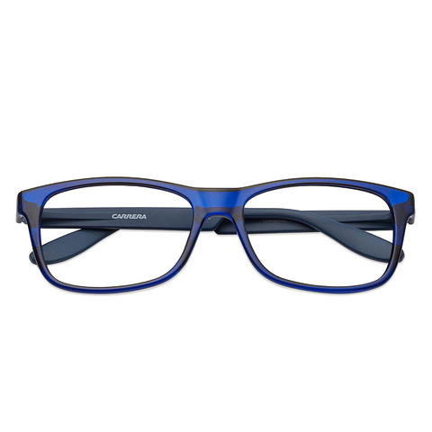 Carrera Kids Blue Transparent Full Rim Rectangle right side