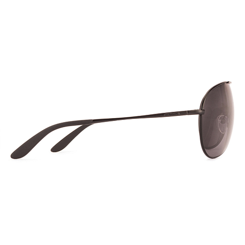 BRANDED Black Full Rim Aviator right side