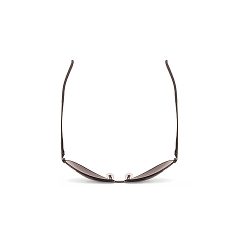 BRANDED Black Full Rim Aviator right side