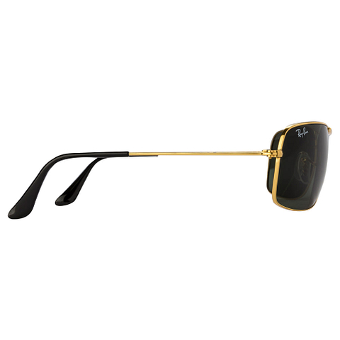 BRANDED Gold Full Rim Rectangle left side BRANDED Gold Full Rim Rectangle left side