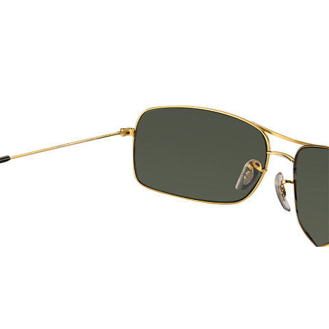 BRANDED Gold Full Rim Rectangle left side BRANDED Gold Full Rim Rectangle left side